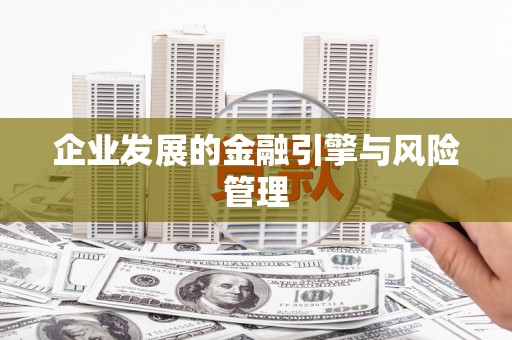 中山企业发展的金融引擎与风险管理