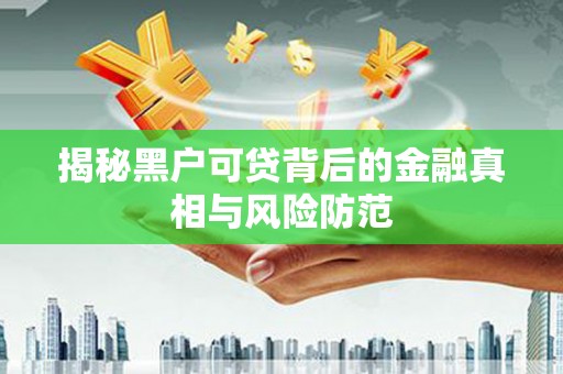 额济纳旗揭秘黑户可贷背后的金融真相与风险防范