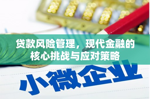莒南贷款风险管理，现代金融的核心挑战与应对策略