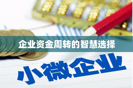 绥中企业资金周转的智慧选择