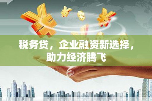 西海岸税务贷，企业融资新选择，助力经济腾飞