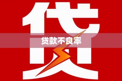 新郑贷款不良率
