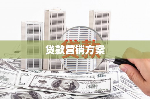 双桥贷款营销方案