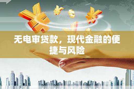 牧野无电审贷款，现代金融的便捷与风险