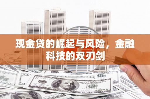 淳安现金贷的崛起与风险，金融科技的双刃剑