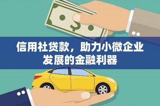 长武信用社贷款，助力小微企业发展的金融利器