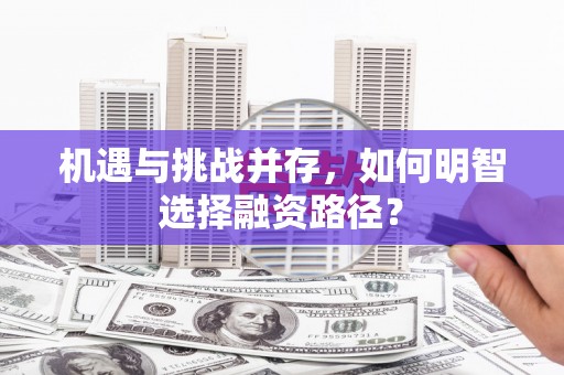 麻山机遇与挑战并存，如何明智选择融资路径？